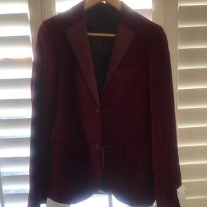New Topman velvet raspberry jacket